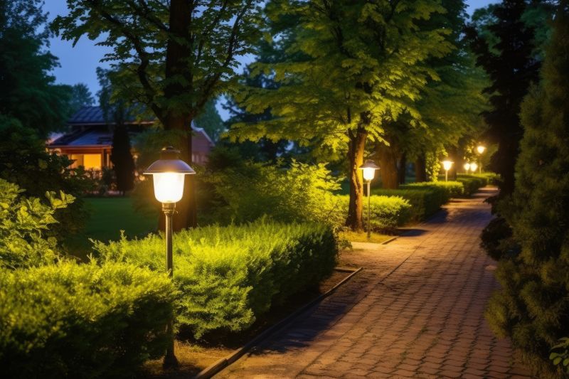 Path Lighting Installation