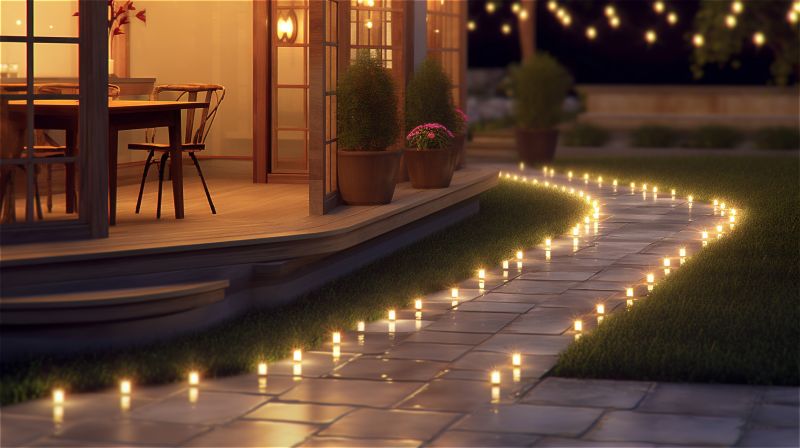 Path Lighting Installation