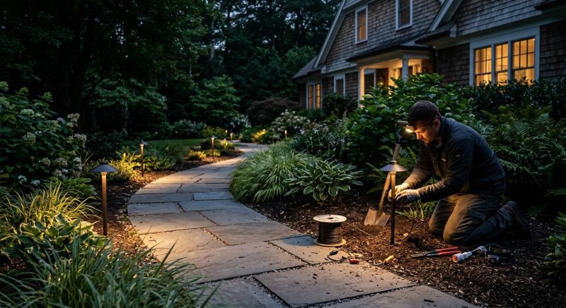 Pathway Lights Installation in Heber City, UT